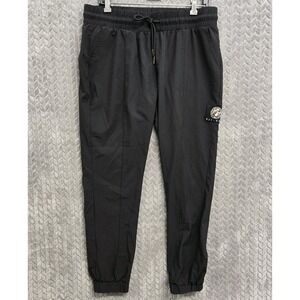 Buc-ees Women's Black Embroidered  Logo Lightweight Jogger Pants Size Large